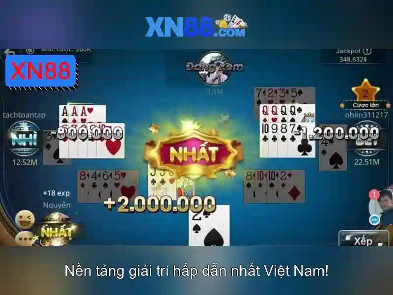 xn88: Nền tảng trò chơi trực tuyến và đánh giá