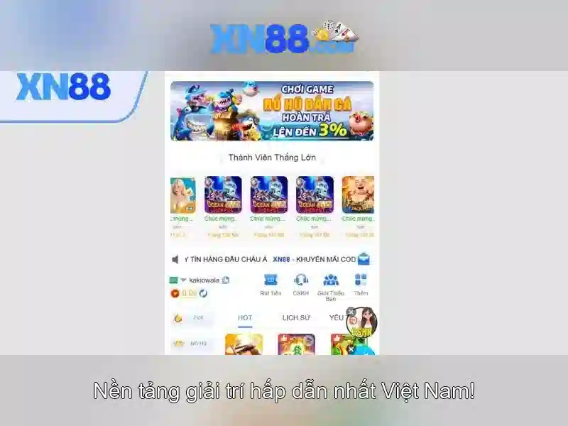 xn88: nền tảng giải trí trực tuyến nổi bật